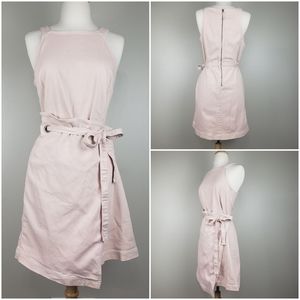 Anthropologie Holding Horse Pink Wrap Dress Sz 6